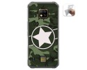 Funda Gel Tpu para Doogee S95 Pro diseño Camuflaje 01 Dibujos