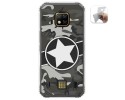 Funda Gel Tpu para Doogee S95 Pro diseño Camuflaje 02 Dibujos
