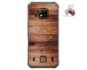 Funda Gel Tpu para Doogee S95 Pro diseño Madera 02 Dibujos