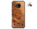 Funda Gel Tpu para Doogee S95 Pro diseño Madera 04 Dibujos