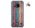 Funda Gel Tpu para Doogee S95 Pro diseño Madera 10 Dibujos