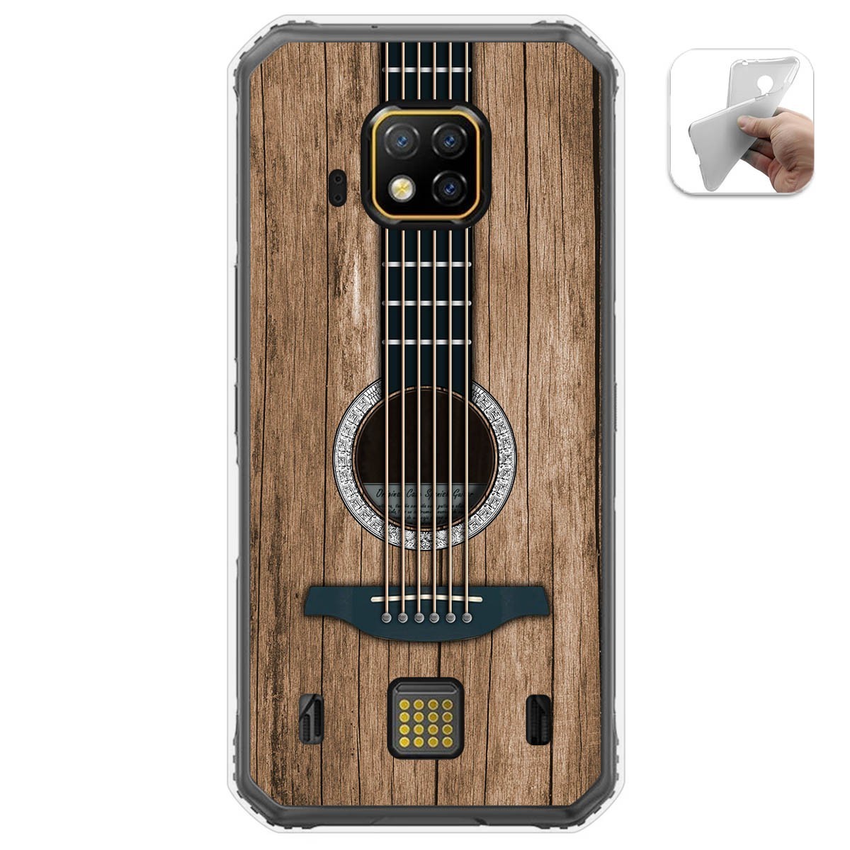 Funda Gel Tpu para Doogee S95 Pro diseño Madera 11 Dibujos