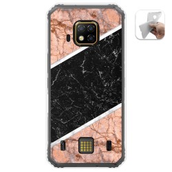 Funda Gel Tpu para Doogee S95 Pro diseño Mármol 07 Dibujos