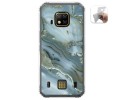 Funda Gel Tpu para Doogee S95 Pro diseño Mármol 09 Dibujos