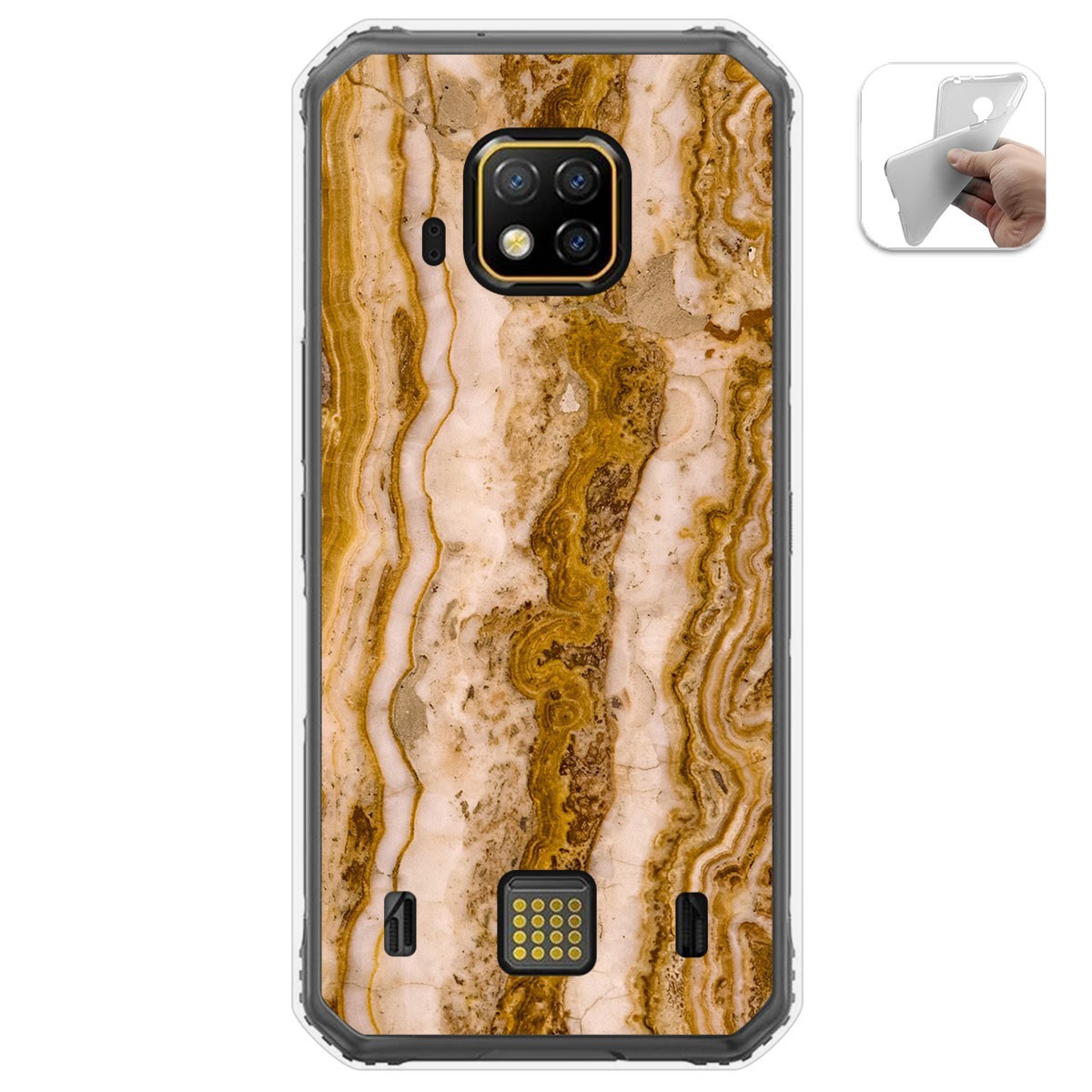 Funda Gel Tpu para Doogee S95 Pro diseño Mármol 10 Dibujos