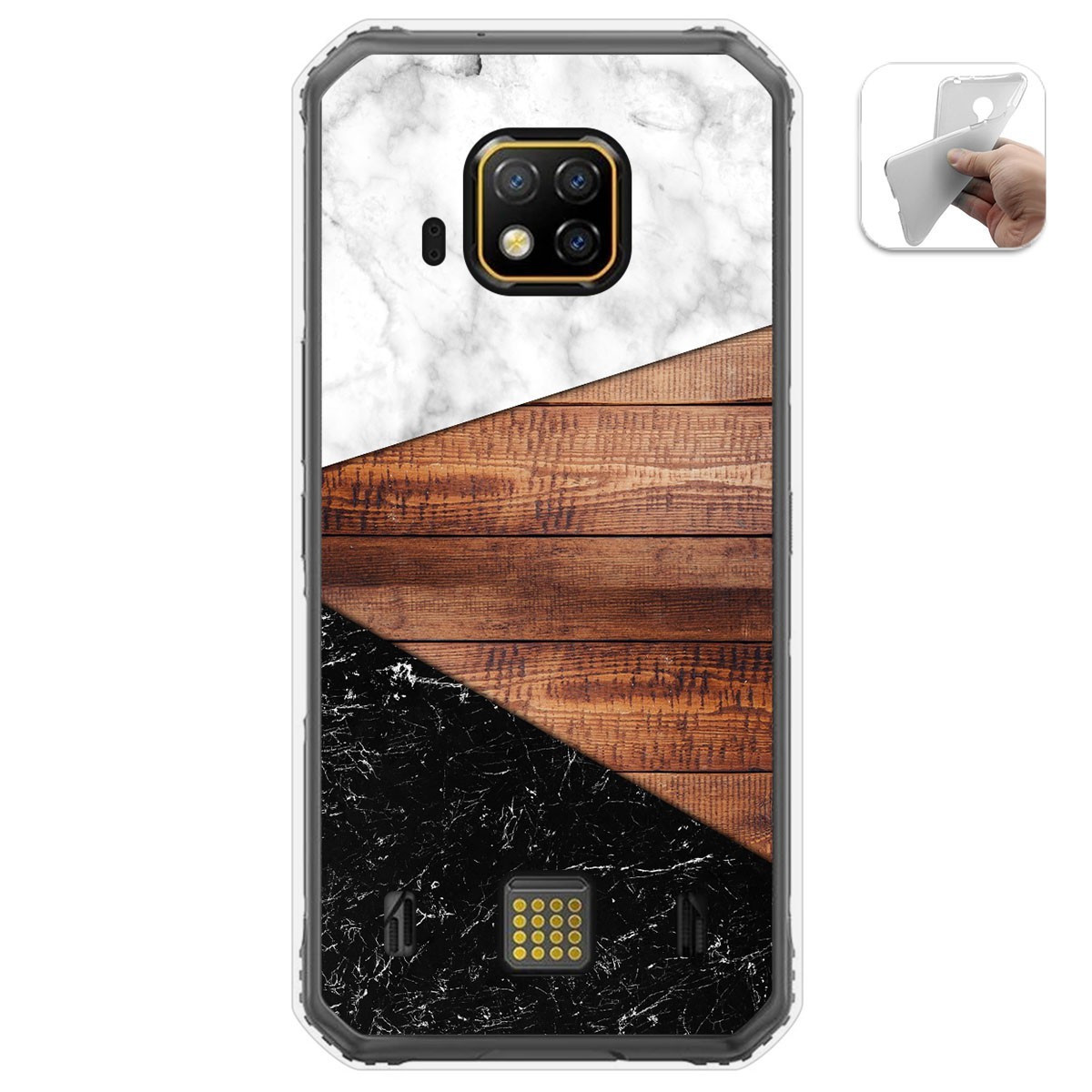 Funda Gel Tpu para Doogee S95 Pro diseño Mármol 11 Dibujos