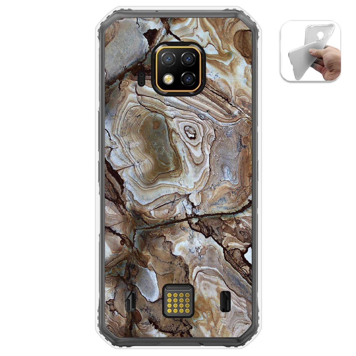 Funda Gel Tpu para Doogee S95 Pro diseño Mármol 14 Dibujos