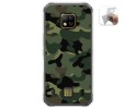 Funda Gel Tpu para Doogee S95 Pro diseño Camuflaje Dibujos