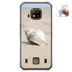Funda Gel Tpu para Doogee S95 Pro diseño Concha Dibujos