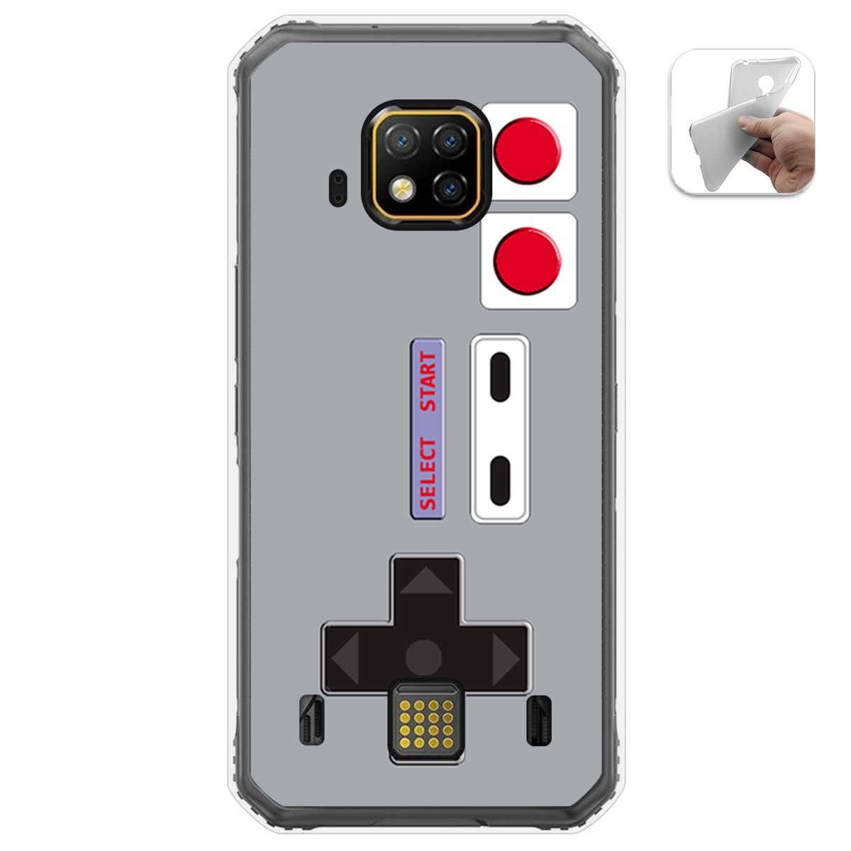 Funda Gel Tpu para Doogee S95 Pro diseño Consola Dibujos