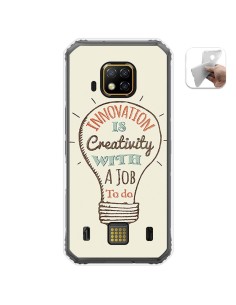 Funda Gel Tpu para Doogee S95 Pro diseño Creativity Dibujos