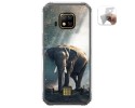 Funda Gel Tpu para Doogee S95 Pro diseño Elefante Dibujos