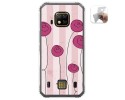 Funda Gel Tpu para Doogee S95 Pro diseño Flores Vintage Dibujos
