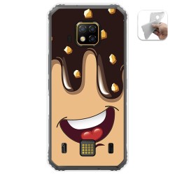 Funda Gel Tpu para Doogee S95 Pro diseño Helado Chocolate Dibujos