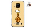 Funda Gel Tpu para Doogee S95 Pro diseño Jirafa Dibujos