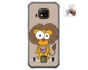 Funda Gel Tpu para Doogee S95 Pro diseño Leon Dibujos