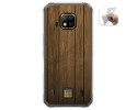 Funda Gel Tpu para Doogee S95 Pro diseño Madera Dibujos