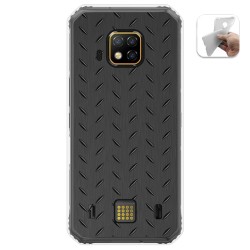 Funda Gel Tpu para Doogee S95 Pro diseño Metal Dibujos