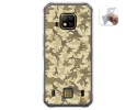 Funda Gel Tpu para Doogee S95 Pro diseño Sand Camuflaje Dibujos
