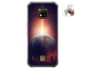 Funda Gel Tpu para Doogee S95 Pro diseño Tierra Dibujos