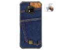 Funda Gel Tpu para Doogee S95 Pro diseño Vaquero Dibujos