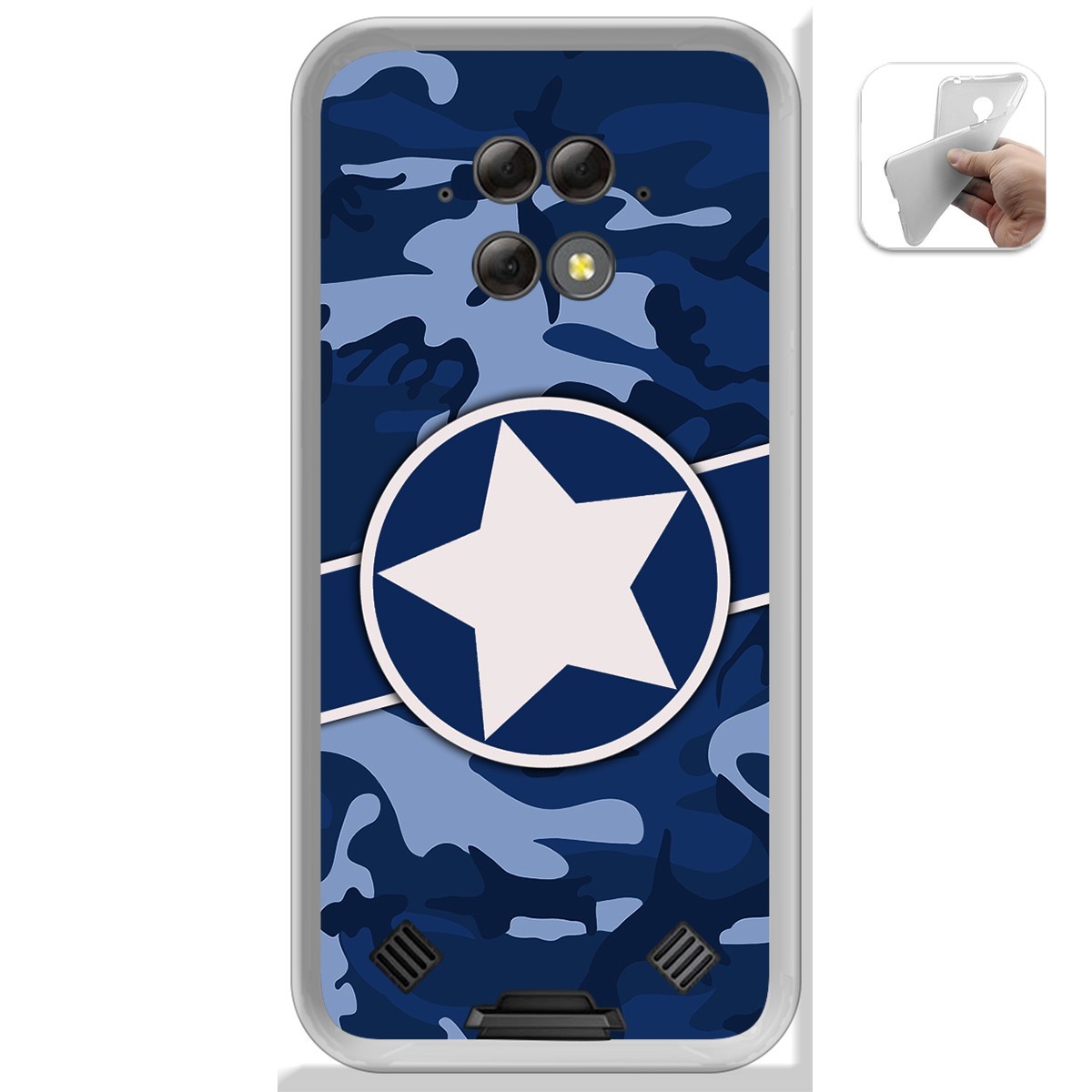 Funda Gel Tpu para Blackview BV9800 / BV9800 PRO diseño Camuflaje 03 Dibujos
