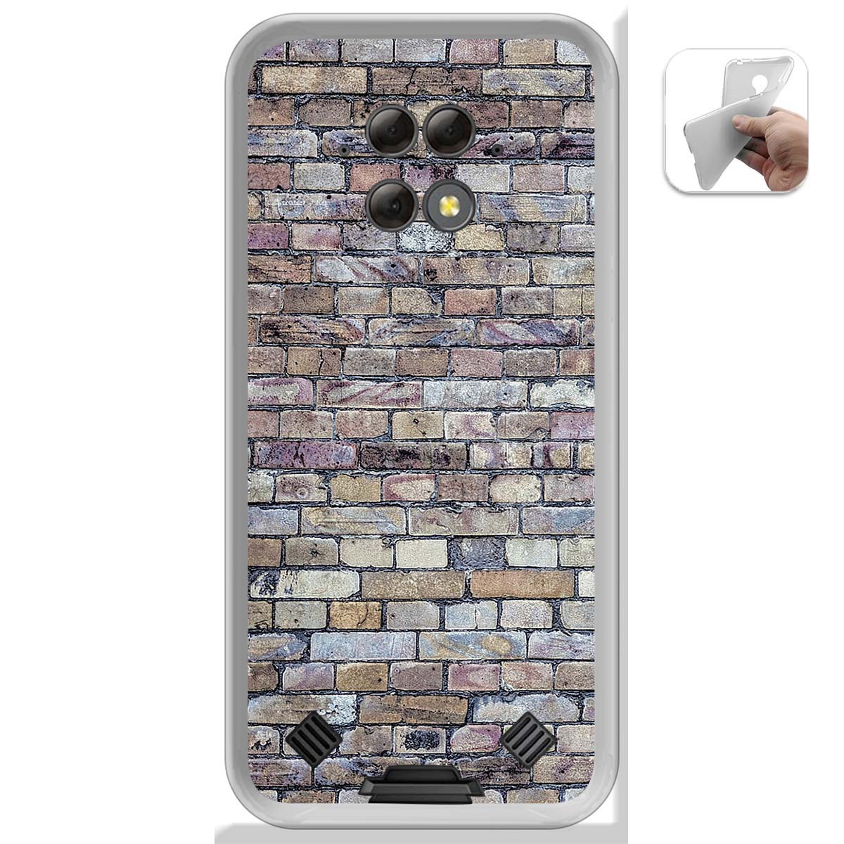 Funda Gel Tpu para Blackview BV9800 / BV9800 PRO diseño Ladrillo 02 Dibujos