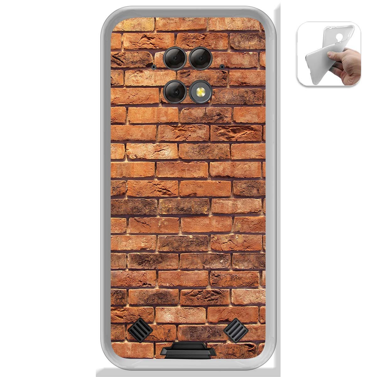 Funda Gel Tpu para Blackview BV9800 / BV9800 PRO diseño Ladrillo 04 Dibujos