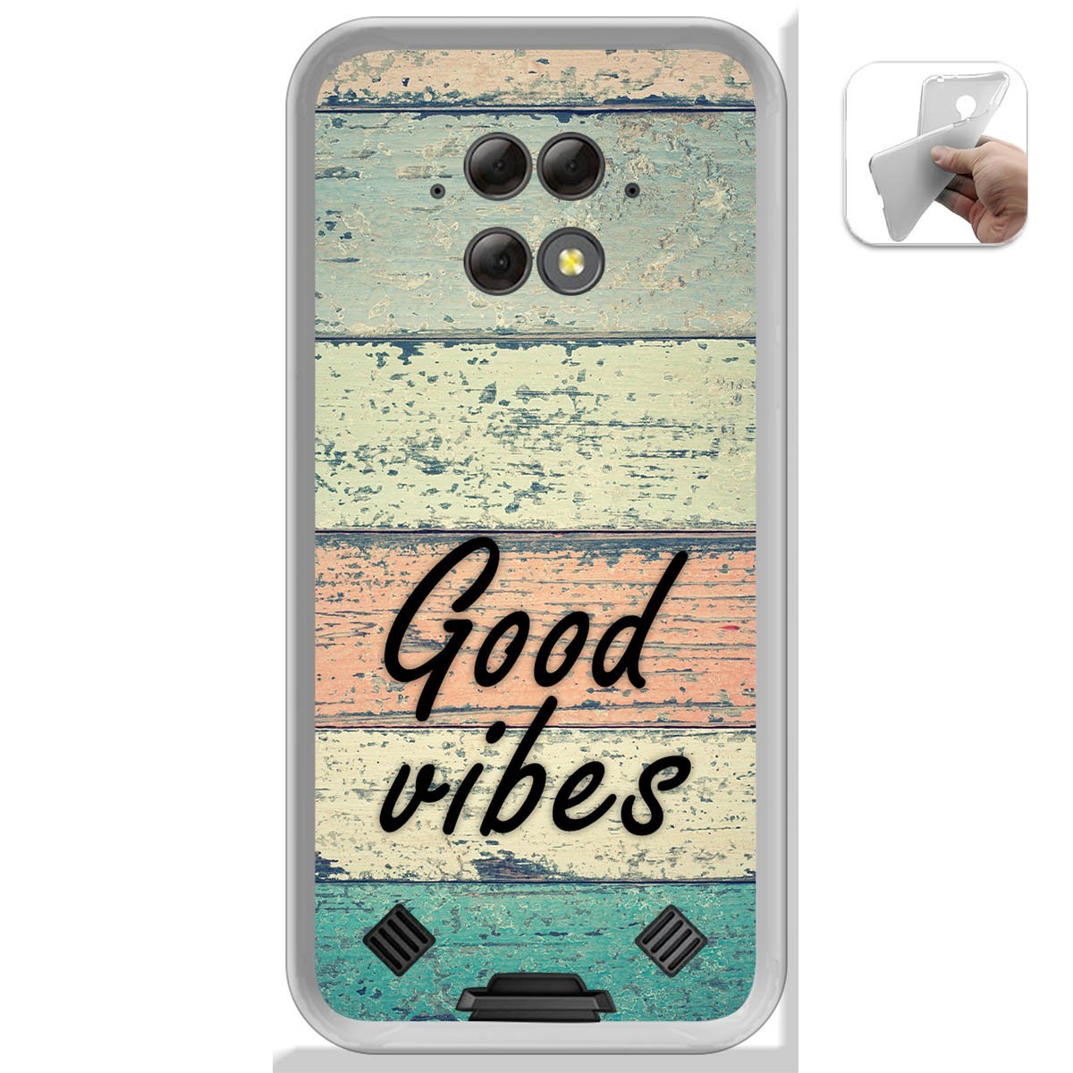 Funda Gel Tpu para Blackview BV9800 / BV9800 PRO diseño Madera 01 Dibujos