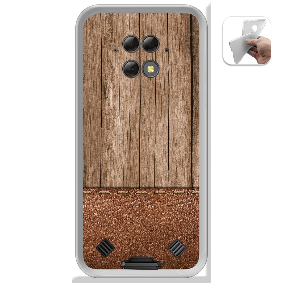 Funda Gel Tpu para Blackview BV9800 / BV9800 PRO diseño Madera 09 Dibujos