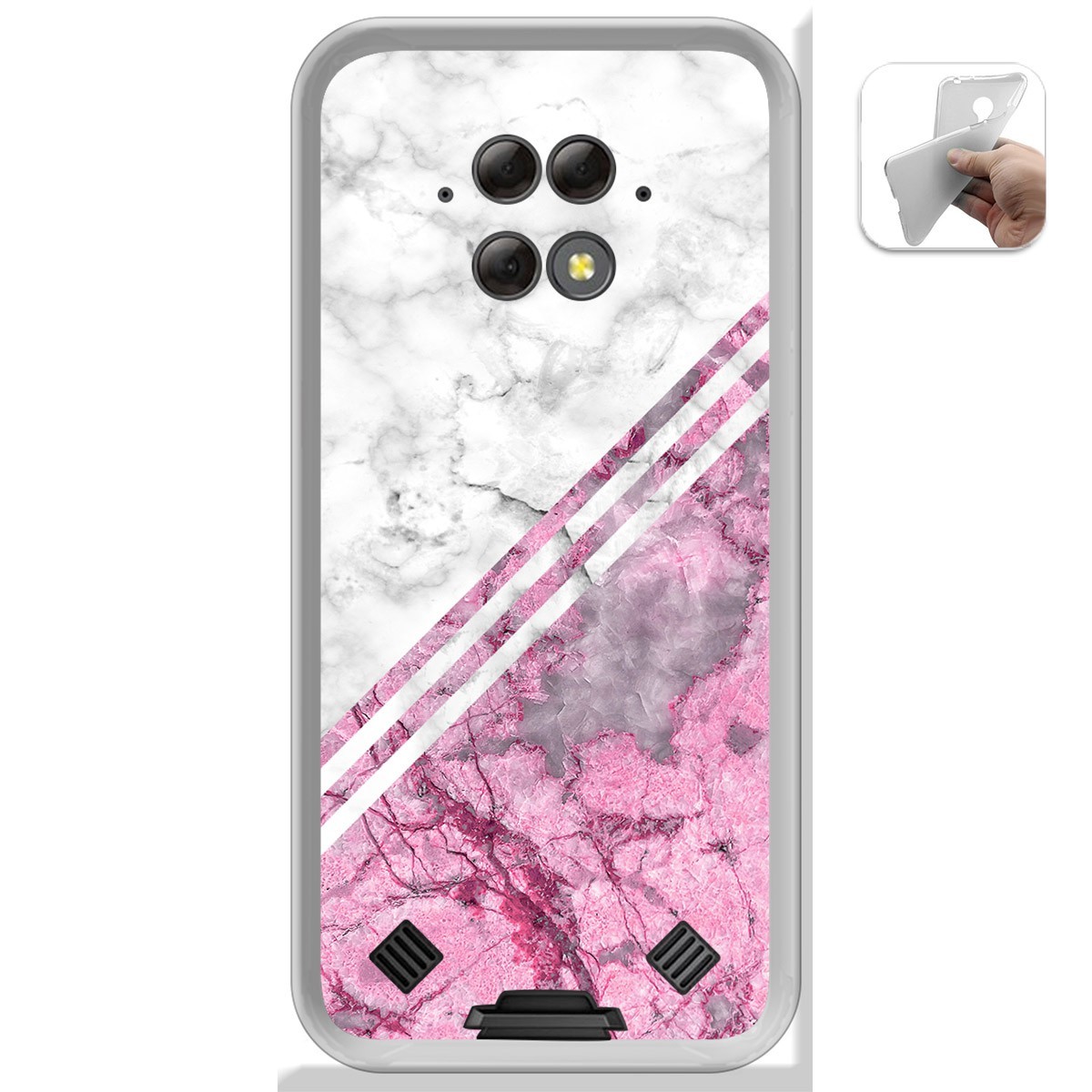 Funda Gel Tpu para Blackview BV9800 / BV9800 PRO diseño Mármol 03 Dibujos