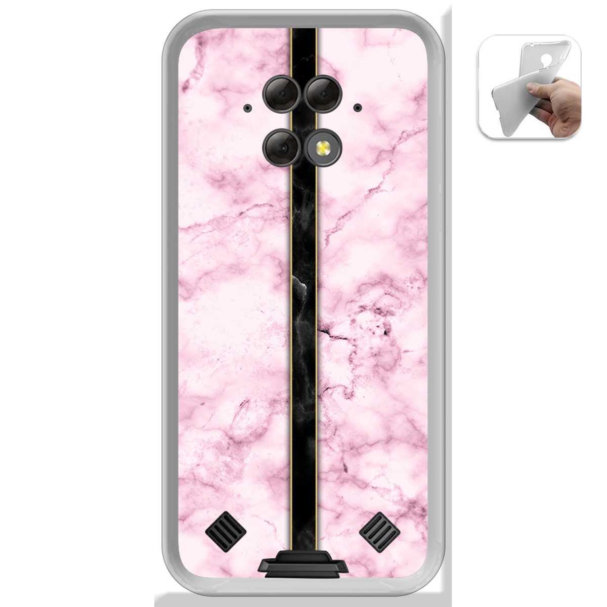 Funda Gel Tpu para Blackview BV9800 / BV9800 PRO diseño Mármol 04 Dibujos