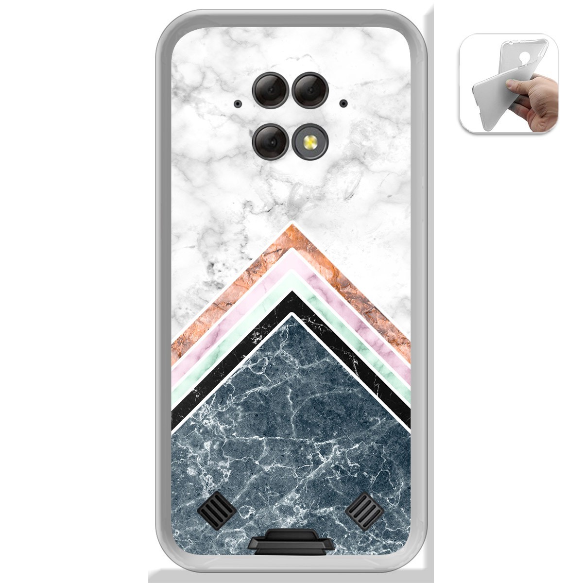 Funda Gel Tpu para Blackview BV9800 / BV9800 PRO diseño Mármol 05 Dibujos