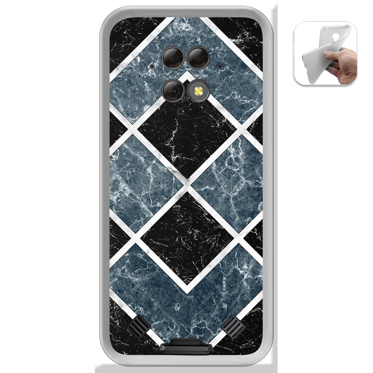 Funda Gel Tpu para Blackview BV9800 / BV9800 PRO diseño Mármol 06 Dibujos