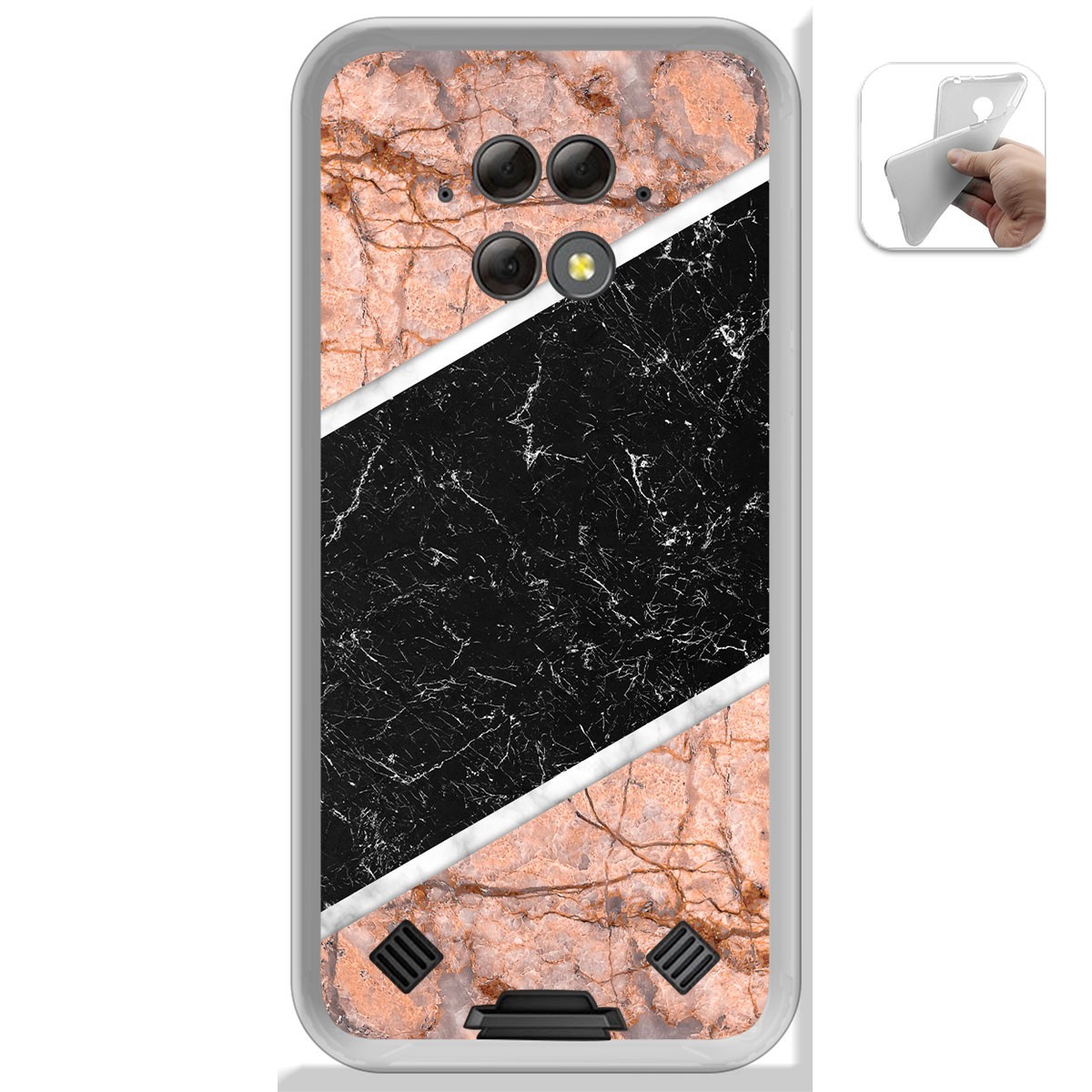 Funda Gel Tpu para Blackview BV9800 / BV9800 PRO diseño Mármol 07 Dibujos