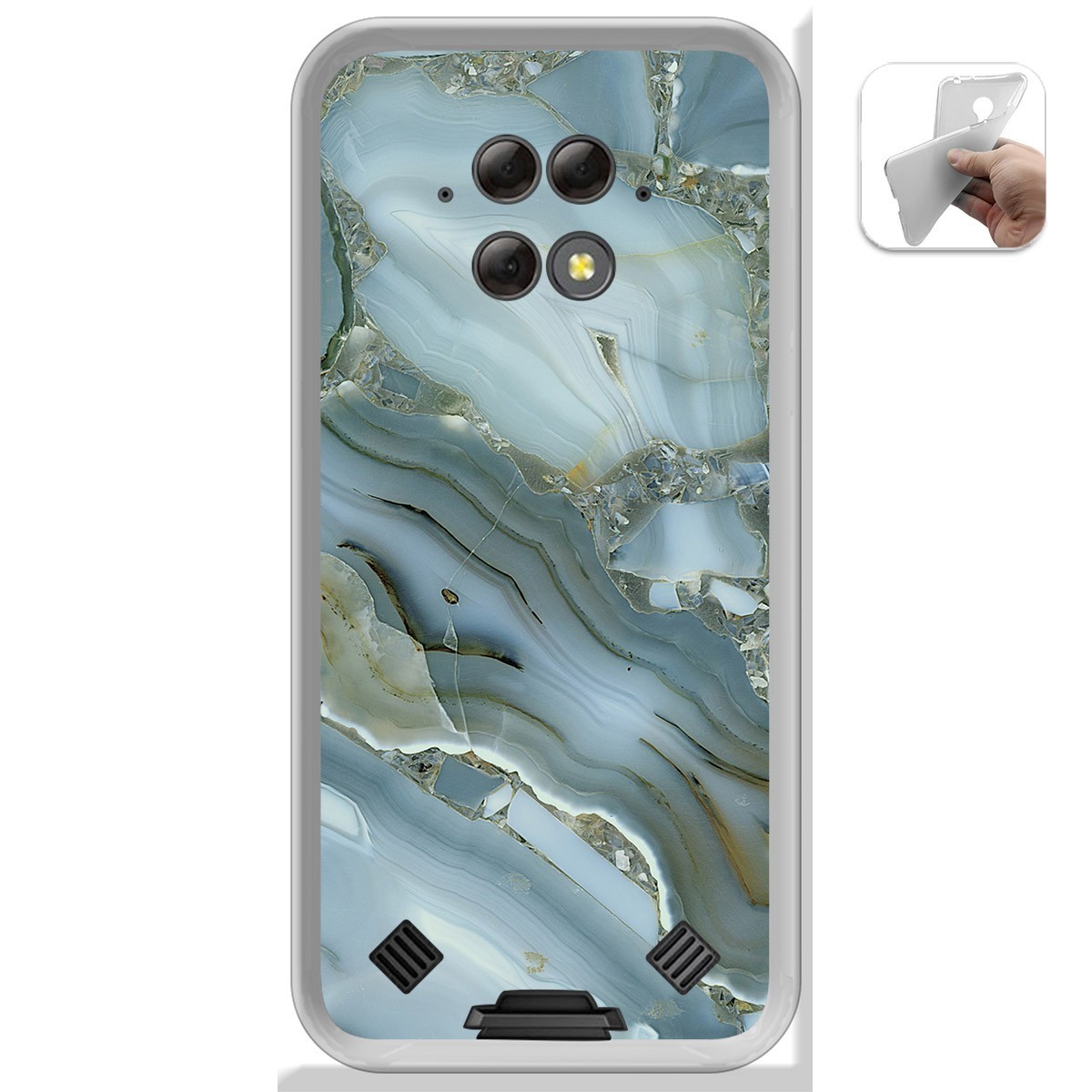 Funda Gel Tpu para Blackview BV9800 / BV9800 PRO diseño Mármol 09 Dibujos