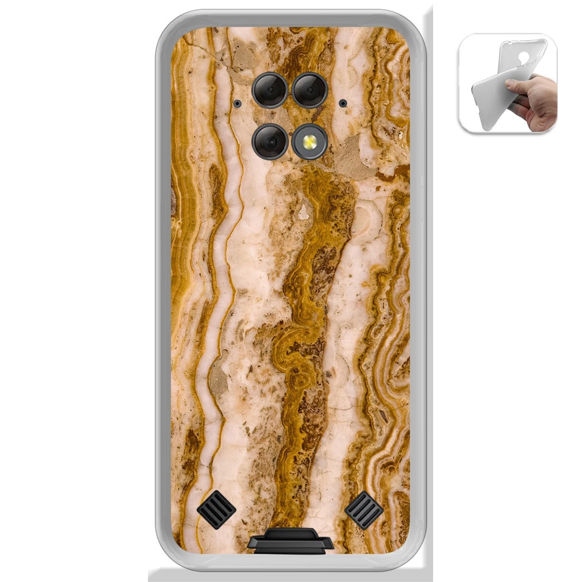 Funda Gel Tpu para Blackview BV9800 / BV9800 PRO diseño Mármol 10 Dibujos