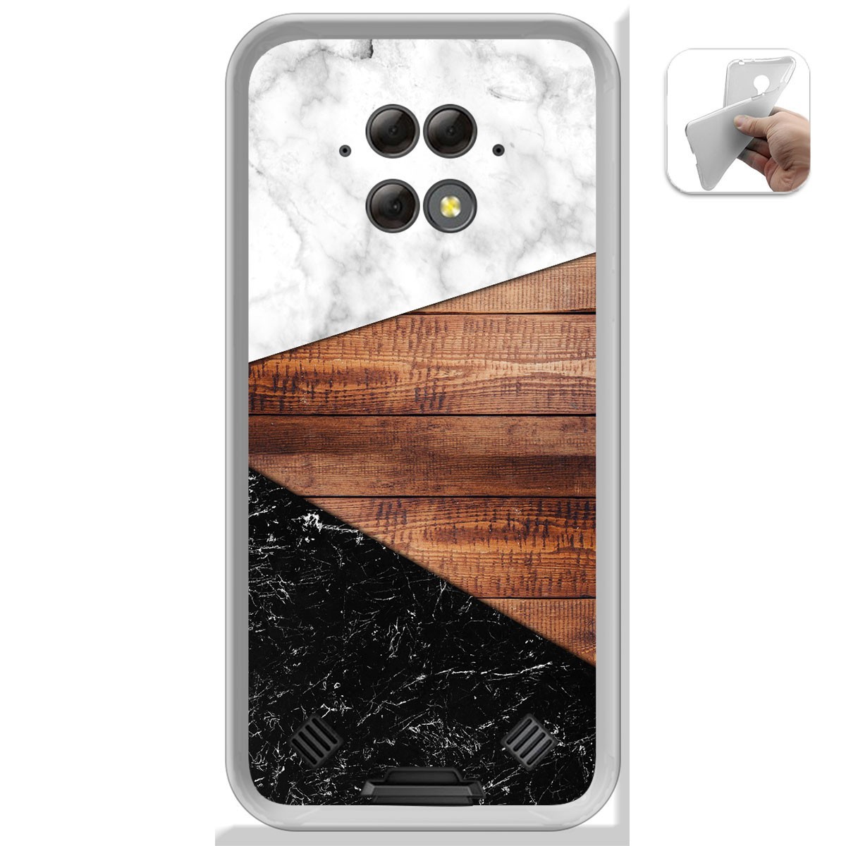 Funda Gel Tpu para Blackview BV9800 / BV9800 PRO diseño Mármol 11 Dibujos