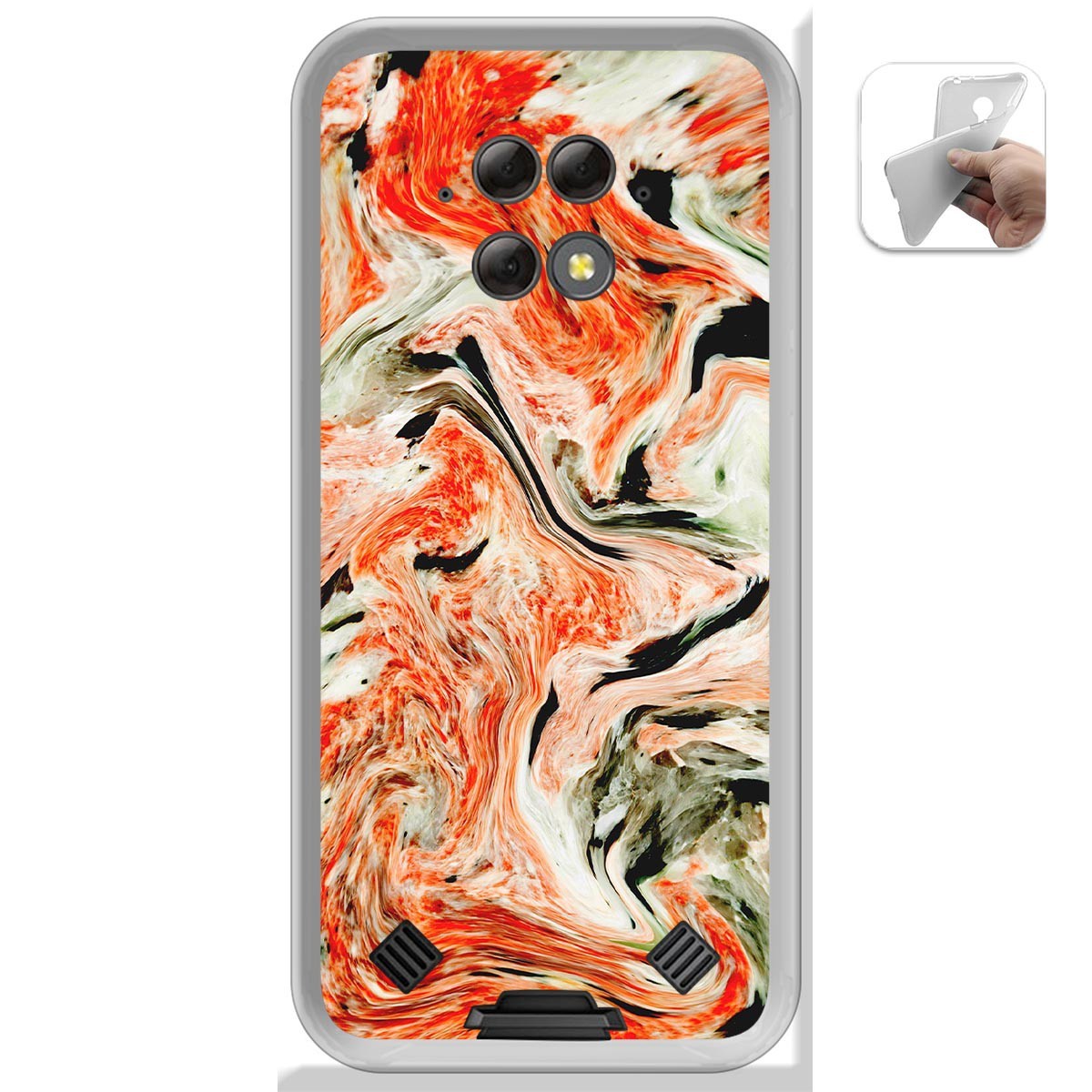 Funda Gel Tpu para Blackview BV9800 / BV9800 PRO diseño Mármol 12 Dibujos