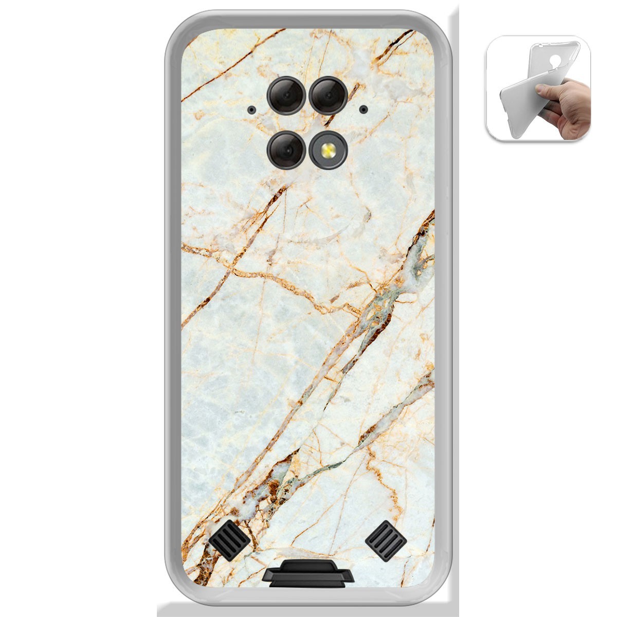 Funda Gel Tpu para Blackview BV9800 / BV9800 PRO diseño Mármol 13 Dibujos