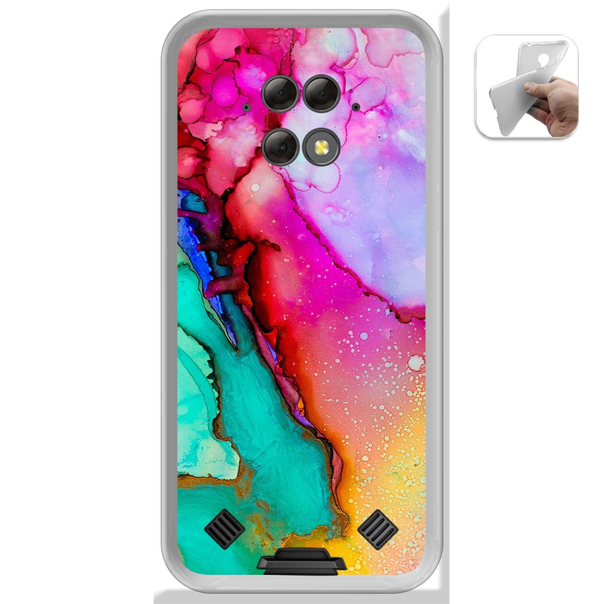 Funda Gel Tpu para Blackview BV9800 / BV9800 PRO diseño Mármol 15 Dibujos