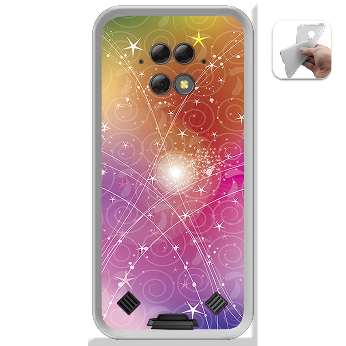 Funda Gel Tpu para Blackview BV9800 / BV9800 PRO diseño Abstracto Dibujos