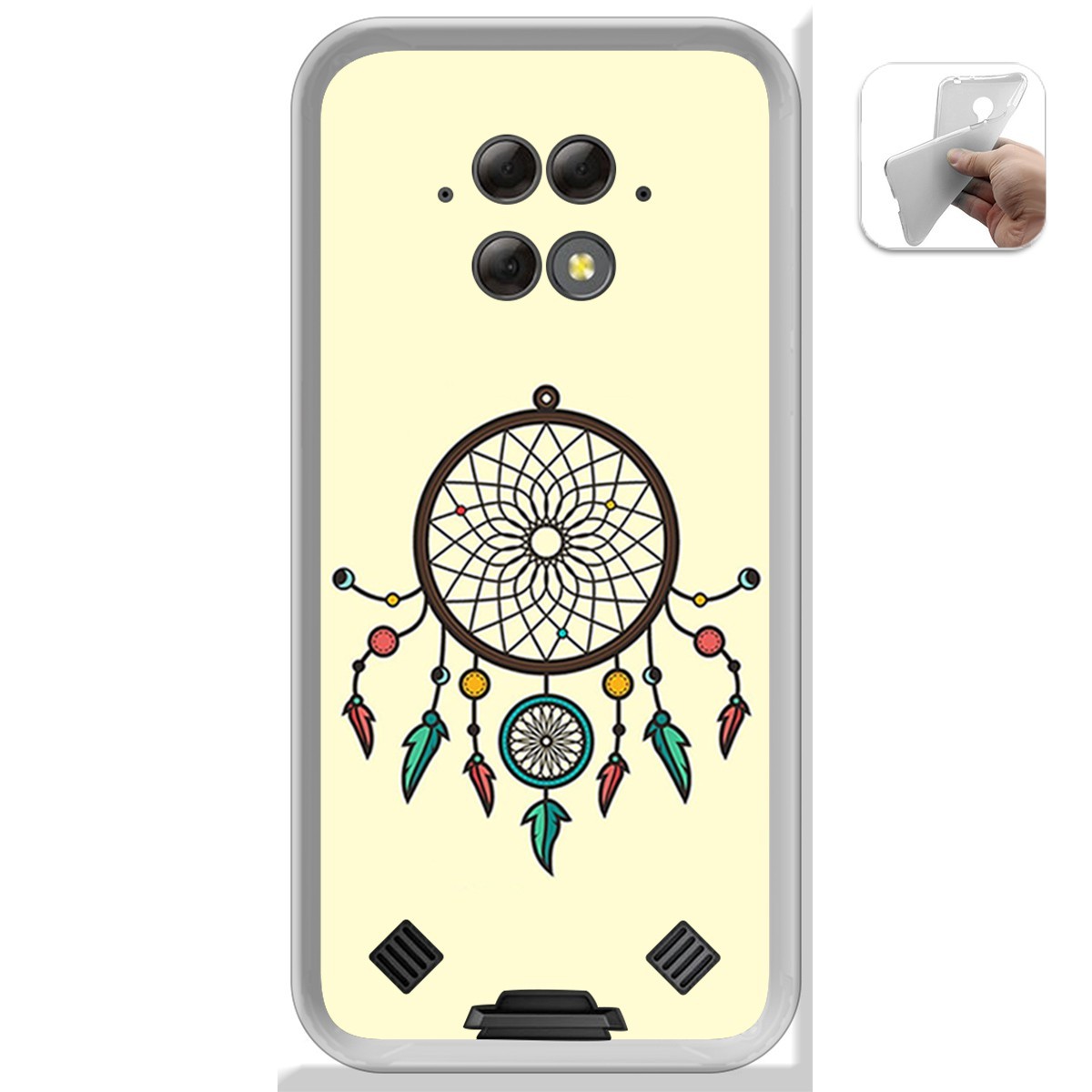 Funda Gel Tpu para Blackview BV9800 / BV9800 PRO diseño Atrapasueños Dibujos