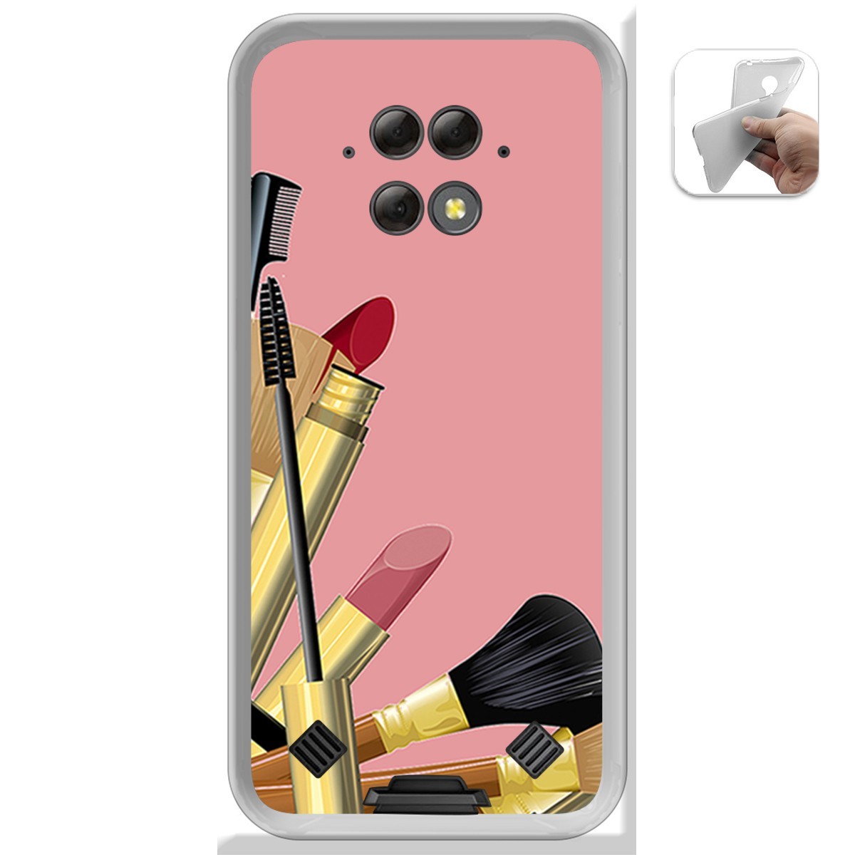 Funda Gel Tpu para Blackview BV9800 / BV9800 PRO diseño Brochas Dibujos