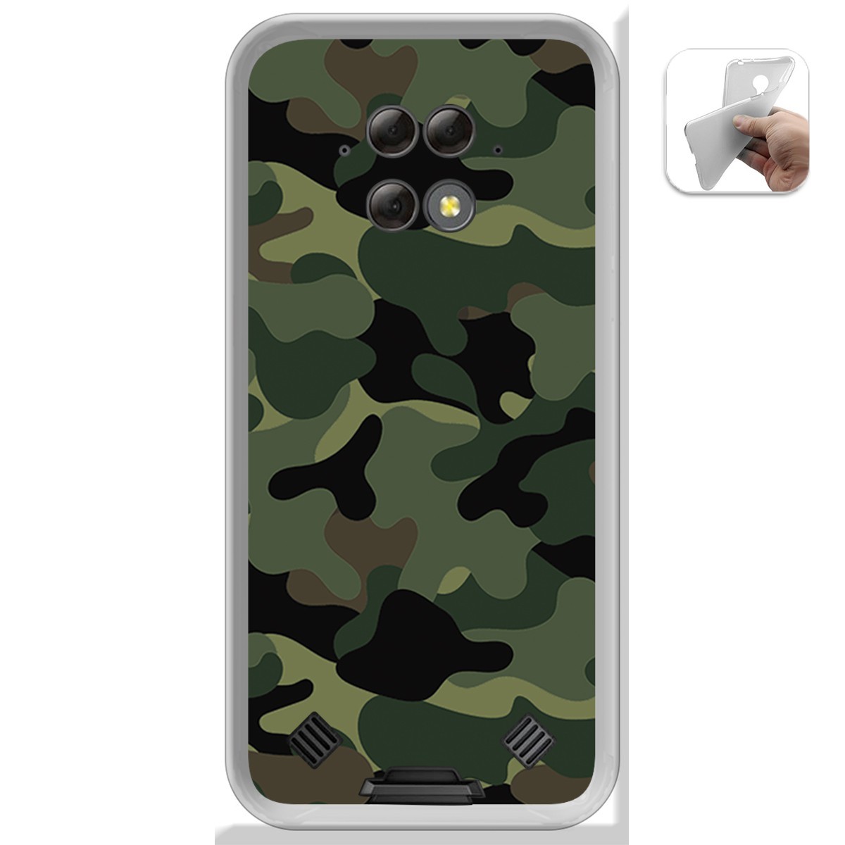 Funda Gel Tpu para Blackview BV9800 / BV9800 PRO diseño Camuflaje Dibujos
