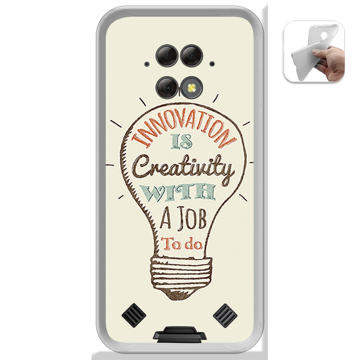 Funda Gel Tpu para Blackview BV9800 / BV9800 PRO diseño Creativity Dibujos