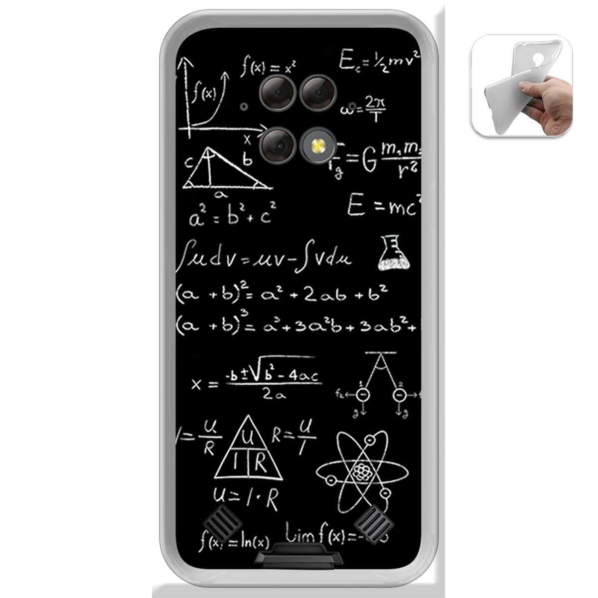 Funda Gel Tpu para Blackview BV9800 / BV9800 PRO diseño Formulas Dibujos