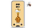 Funda Gel Tpu para Blackview BV9800 / BV9800 PRO diseño Jirafa Dibujos