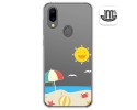 Funda Gel Transparente para Umidigi A3X diseño Playa Dibujos