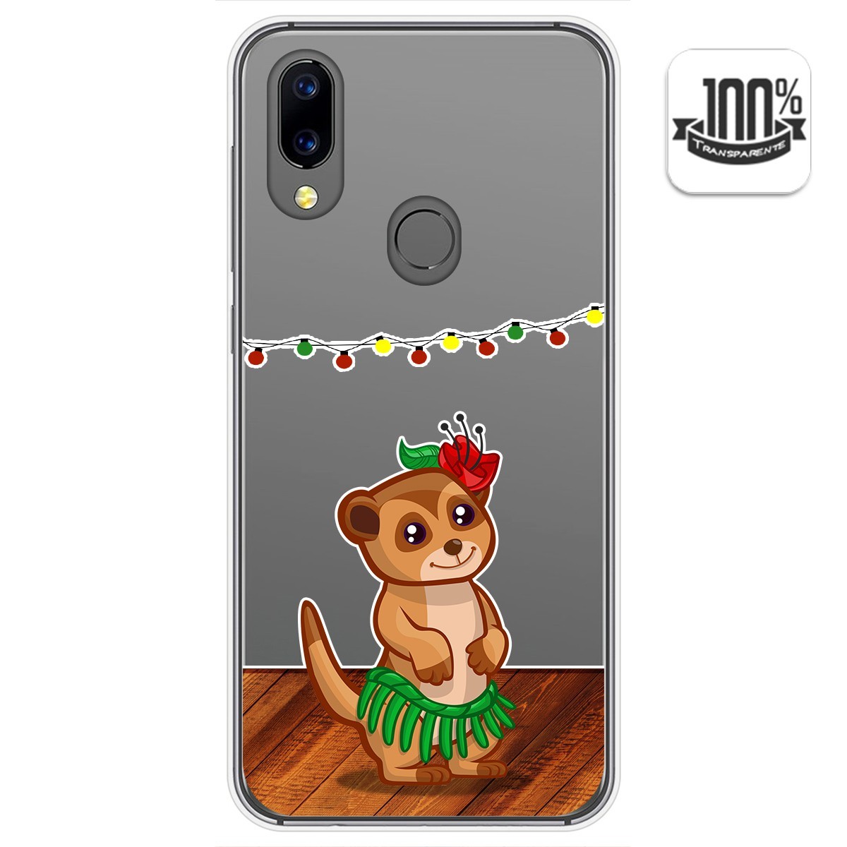 Funda Gel Transparente para Umidigi A3X diseño Suricata Dibujos